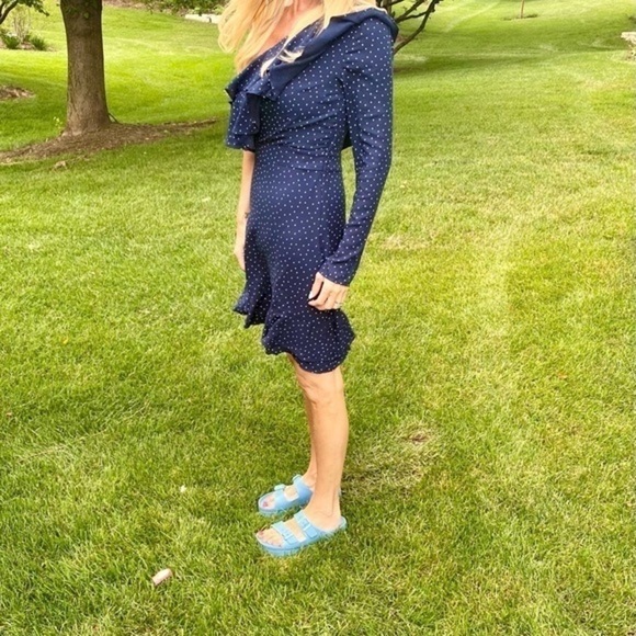 Wayf Polka Dot One Shoulder Dress From Nordstrom's - Picture 7 of 9